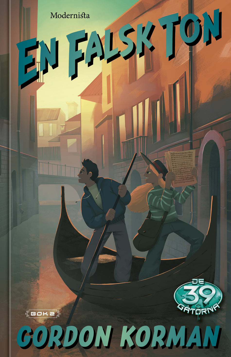 Valokuva kirjasta Gordon Korman En falsk ton, kuuluu tuoteryhmään Ruots lapset nuoret ja sarjakuvat.