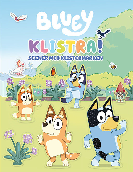 Valokuva kirjasta  Klistra! Scener med klistermärken, kuuluu tuoteryhmään Ruots lapset nuoret ja sarjakuvat.