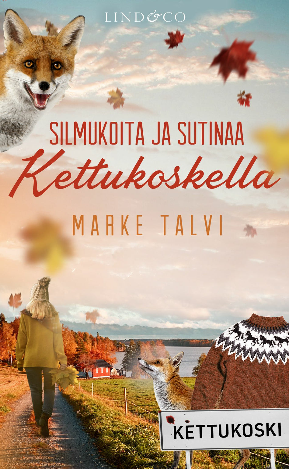 Valokuva kirjasta Marke Talvi Silmukoita ja sutinaa Kettukoskella, kuuluu tuoteryhmään E-kirjat kauno.