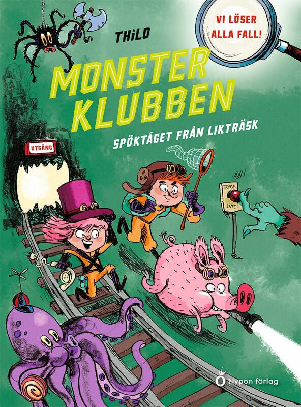 Valokuva kirjasta N/A Spöktåget från Likträsk, kuuluu tuoteryhmään Ruots lapset nuoret ja sarjakuvat.