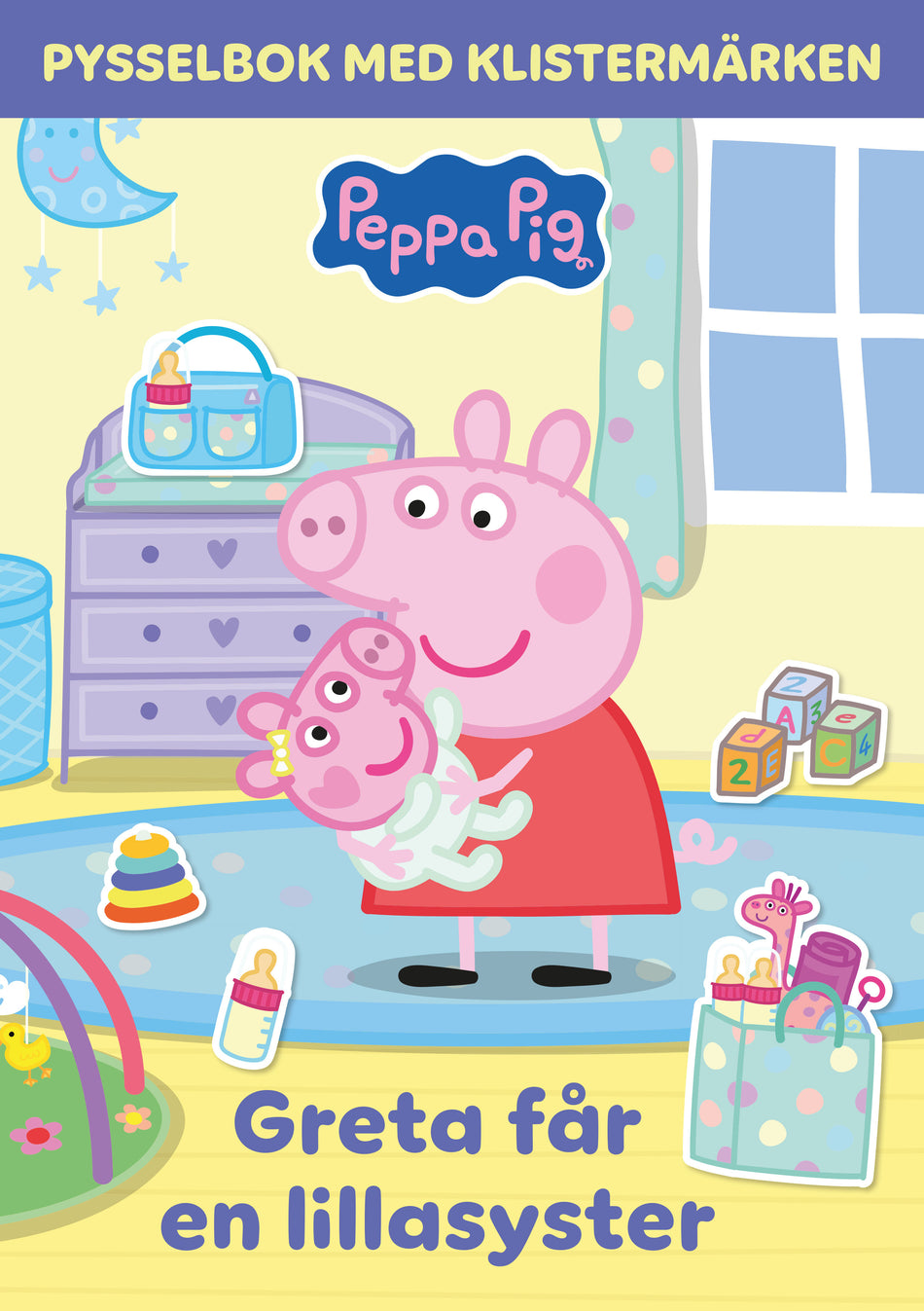 Valokuva kirjasta Neville Astley / Mark Baker Greta får en lillasyster : Pysselbok med klistermärken, kuuluu tuoteryhmään Ruots lapset nuoret ja sarjakuvat.
