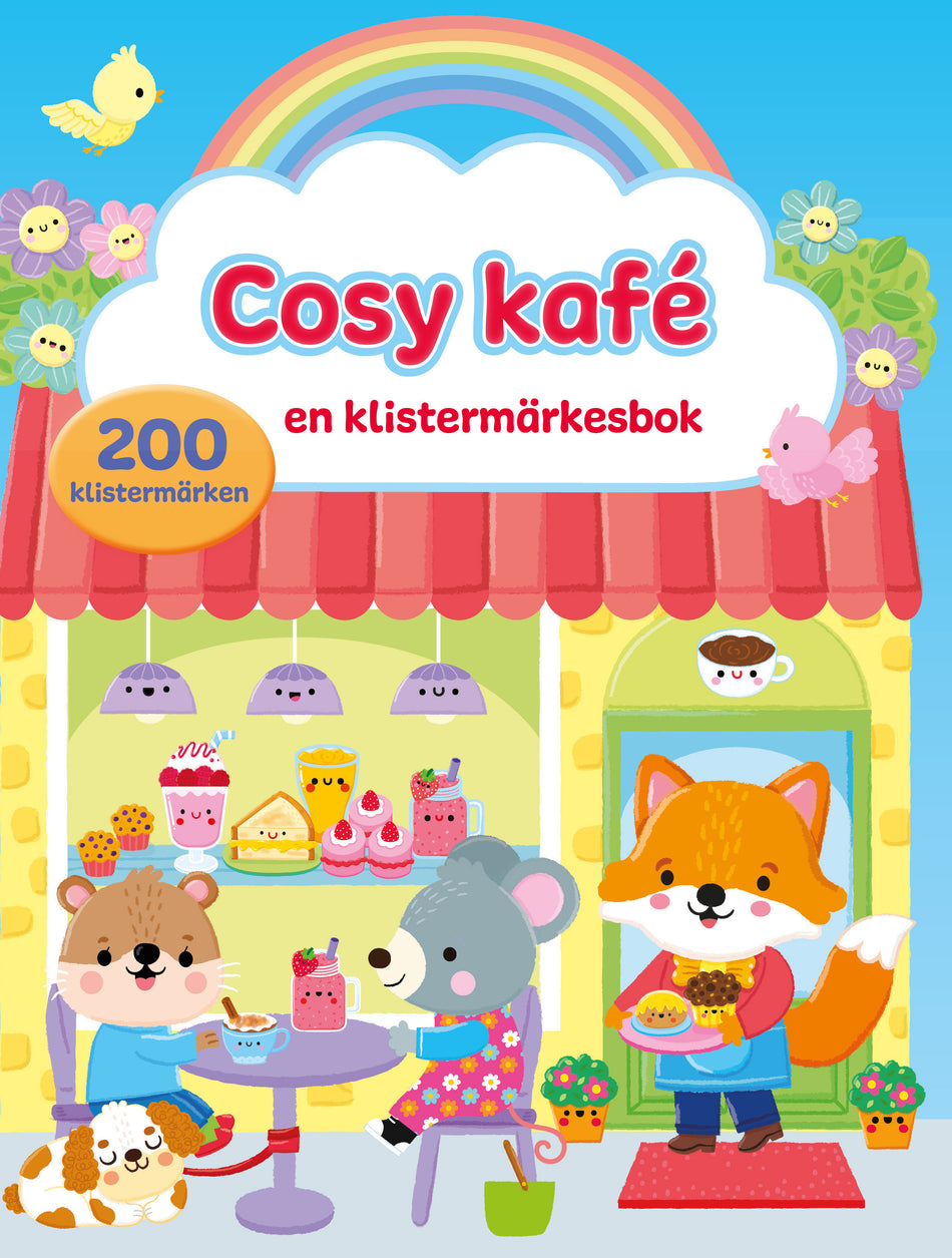 Valokuva kirjasta Sims Lesley Cosy kafé : en klistermärkesbok, kuuluu tuoteryhmään Ruots lapset nuoret ja sarjakuvat.