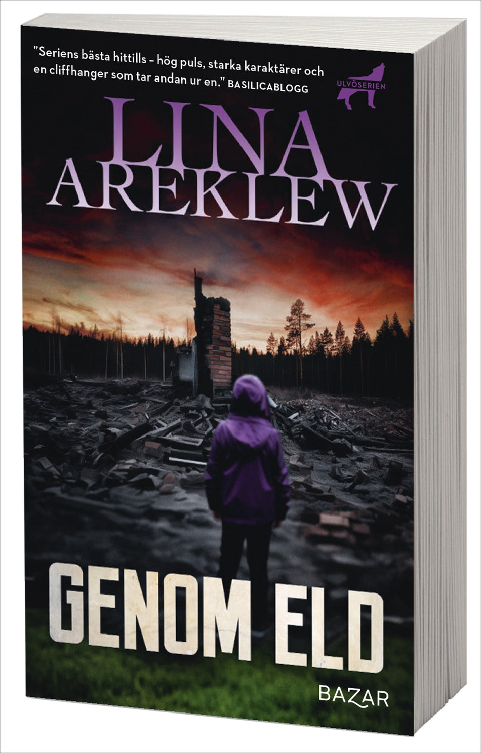 Valokuva kirjasta Lina Areklew Genom eld, kuuluu tuoteryhmään Ruots kaunokirjat.