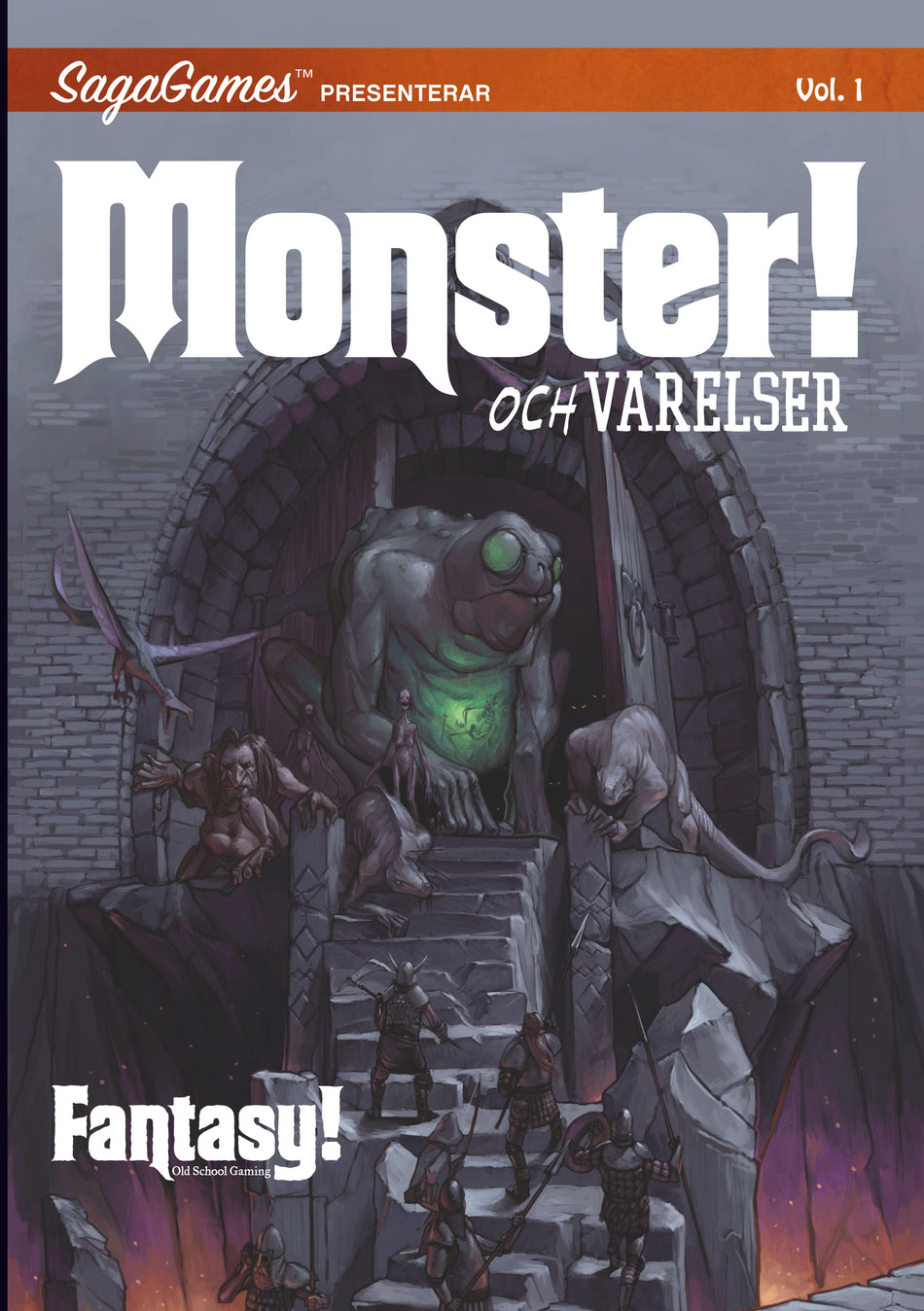 Valokuva kirjasta Tomas Arfert Monster och varelser! : ett tillbehör till Fantasy!, old school gaming, kuuluu tuoteryhmään Ruots harrasteet taide.