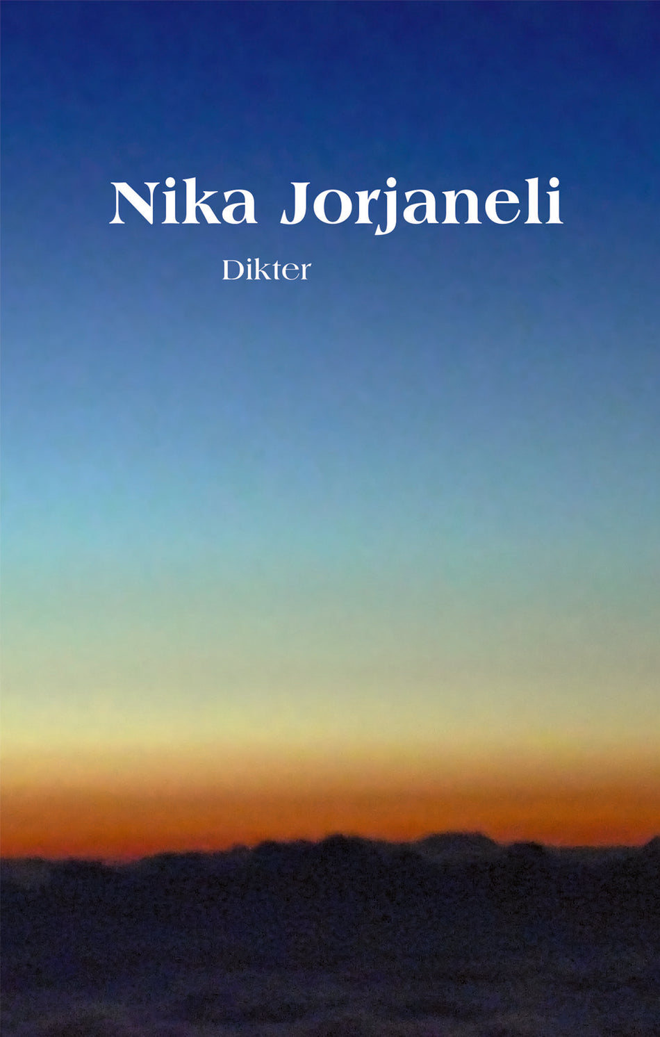 Valokuva kirjasta Nika Jorjaneli Dikter, kuuluu tuoteryhmään Ruots muu tieto.