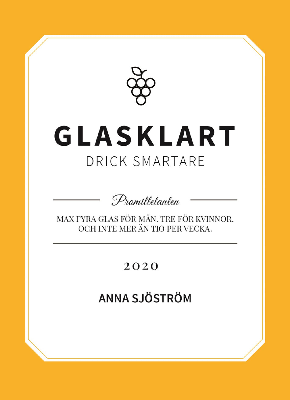 Valokuva kirjasta Anna Sjöström Glasklart : drick smartare, kuuluu tuoteryhmään Ruots muu tieto.