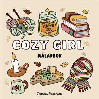 Cozy Girl : Målarbok