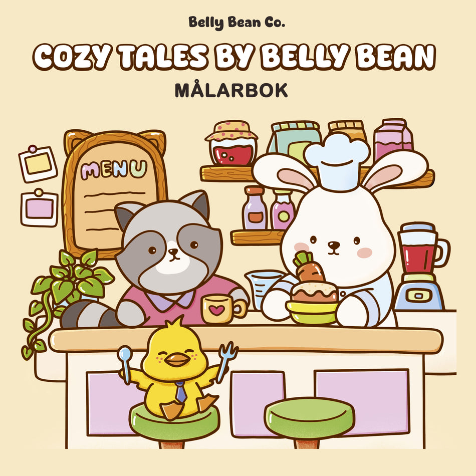 Valokuva kirjasta N/A Cozy Tales by Belly Bean : Målarbok, kuuluu tuoteryhmään Ruots harrasteet taide.