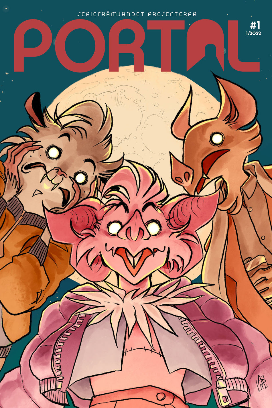 Valokuva kirjasta Kim W. Andersson / Jakob Hallin / Olivia Skoglund / Jamil Mani Portal 1, kuuluu tuoteryhmään Ruots lapset nuoret ja sarjakuvat.