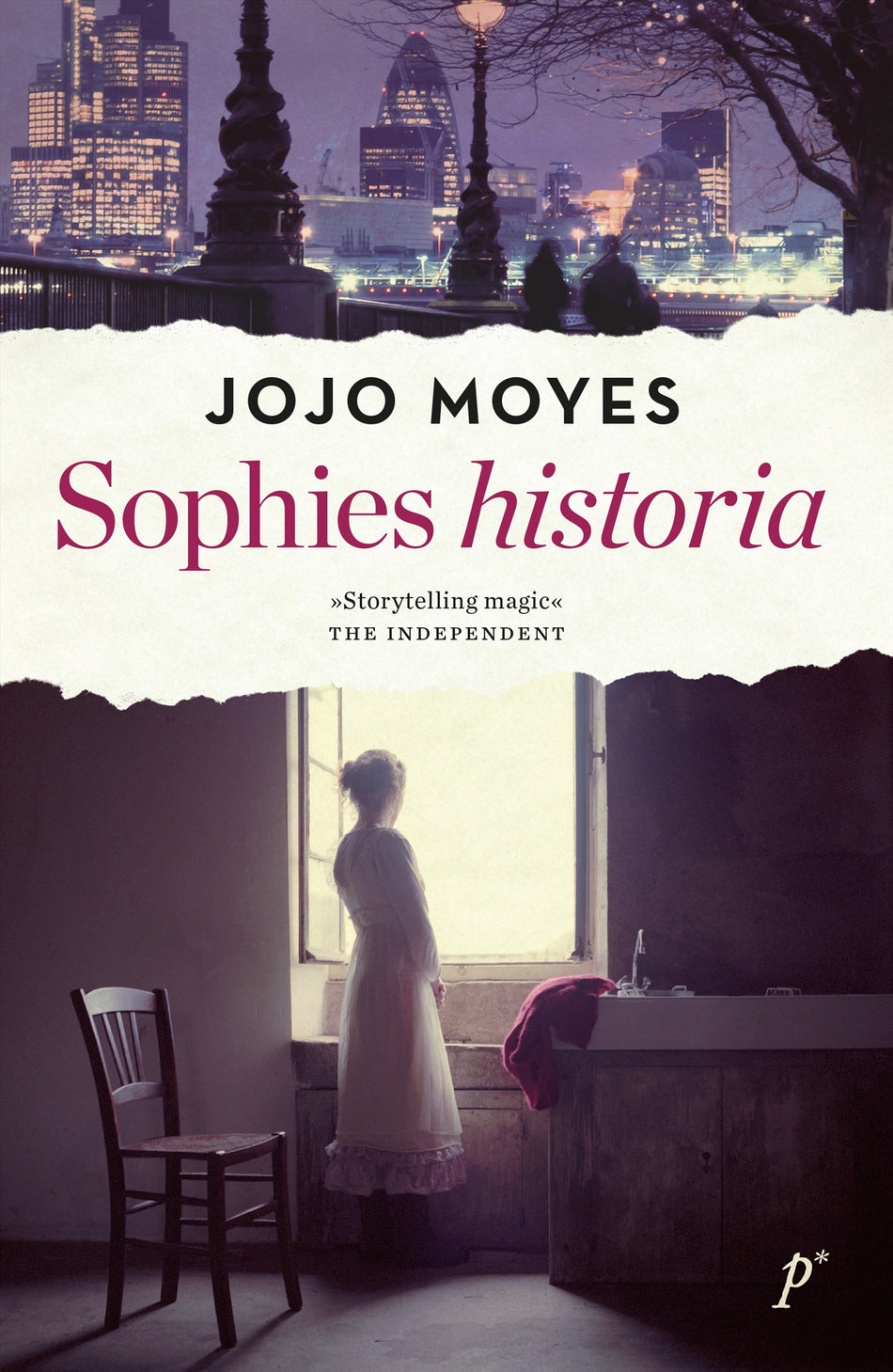 Valokuva kirjasta Jojo Moyes Sophies historia, kuuluu tuoteryhmään Ruots kaunokirjat.
