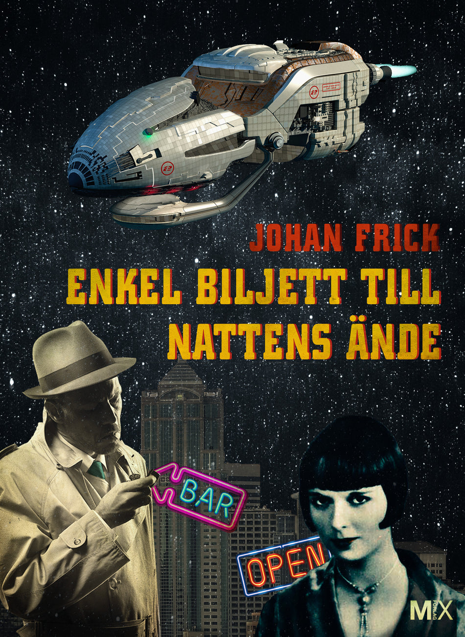 Valokuva kirjasta Johan Frick Enkel biljett till nattens ände, kuuluu tuoteryhmään Ruots kaunokirjat.