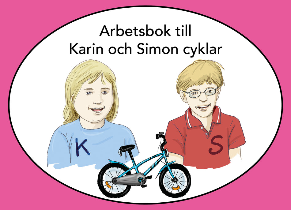 Valokuva kirjasta  Karin och Simon cyklar, arbetsbok, kuuluu tuoteryhmään Ruots lapset nuoret ja sarjakuvat.