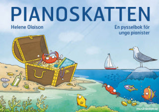 Valokuva kirjasta Helene Olaison Pianoskatten : en pysselbok för unga pianister, kuuluu tuoteryhmään Ruots lapset nuoret ja sarjakuvat.