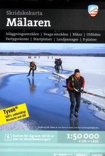 Skridskokarta Mälaren 1:50 000