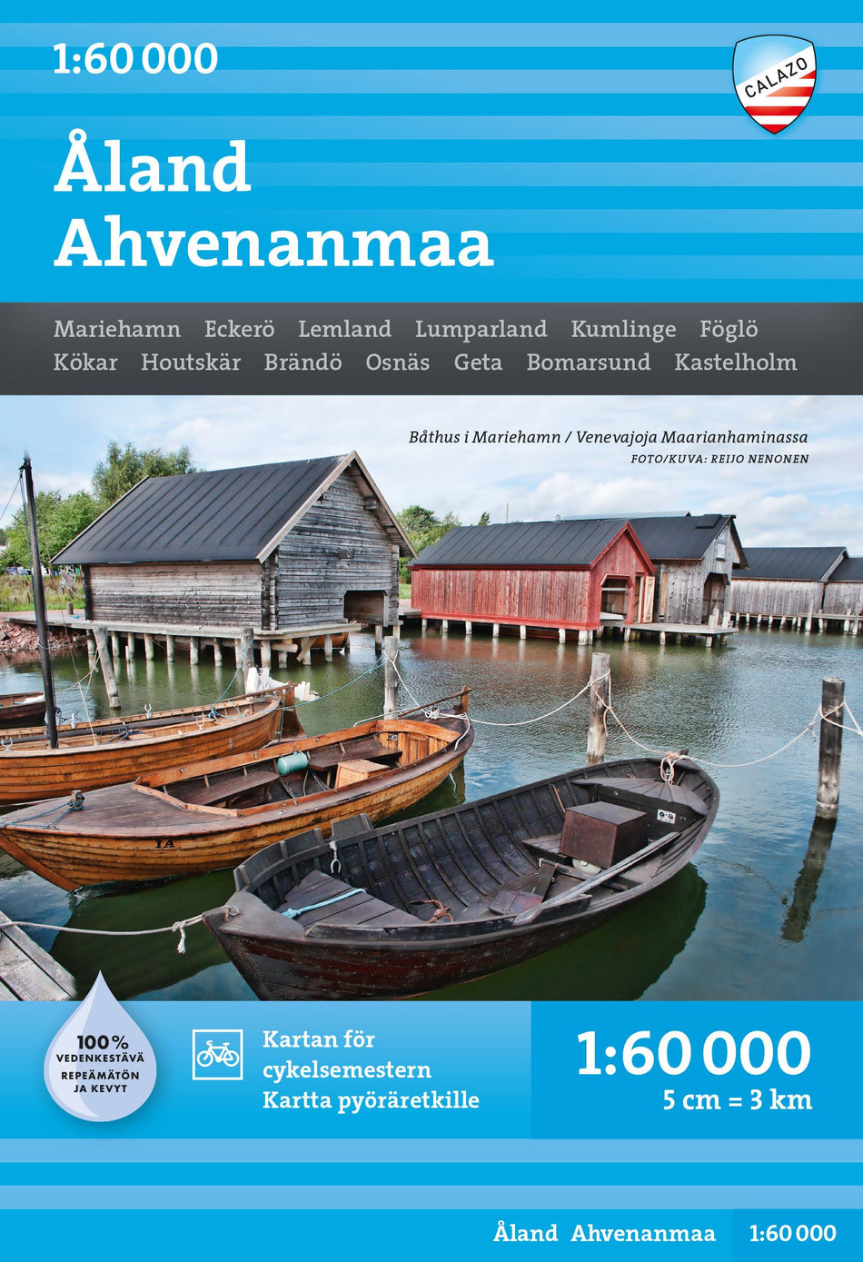 Valokuva kirjasta  Åland Ahvenanmaa 1: 60 000, kuuluu tuoteryhmään Matkat.