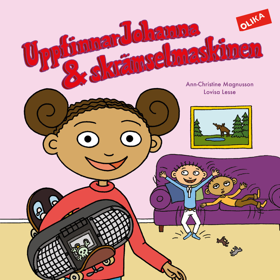 Valokuva kirjasta Ann-Christine Magnusson / Lovisa Lesse UppfinnarJohanna &amp; skrämselmaskinen, kuuluu tuoteryhmään Ruots lapset nuoret ja sarjakuvat.