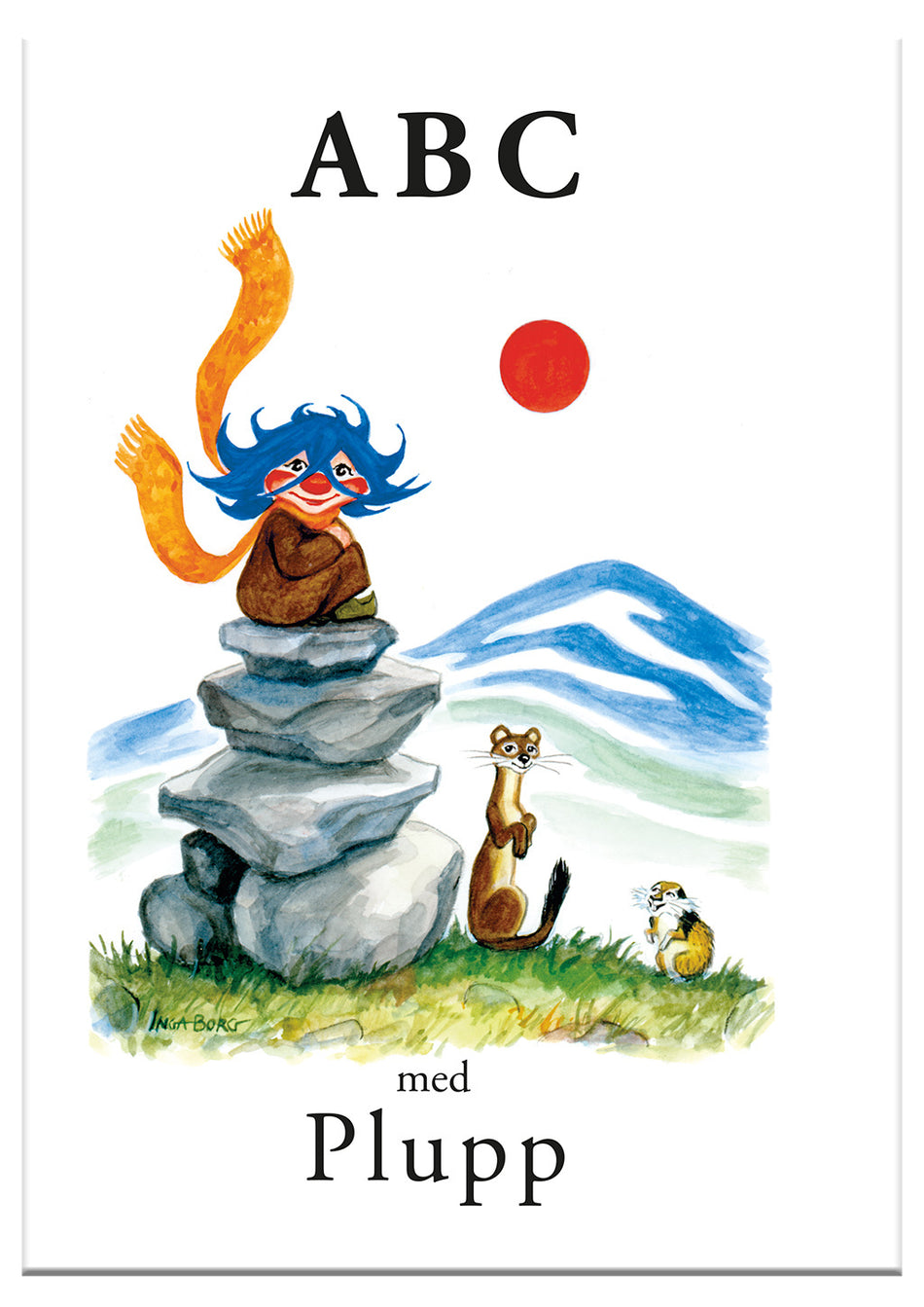 Valokuva kirjasta Fredrik Hjelm ABC med Plupp, kuuluu tuoteryhmään Ruots lapset nuoret ja sarjakuvat.