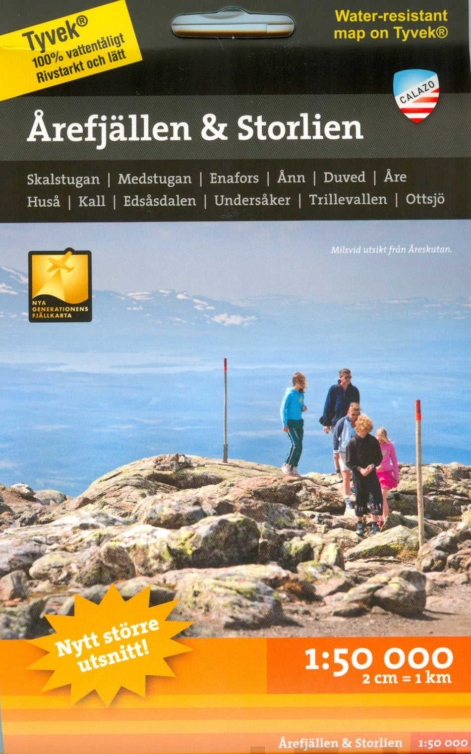 Valokuva kirjasta  Åre &amp; Storlien 1:50.000, kuuluu tuoteryhmään Ruots harrasteet taide.