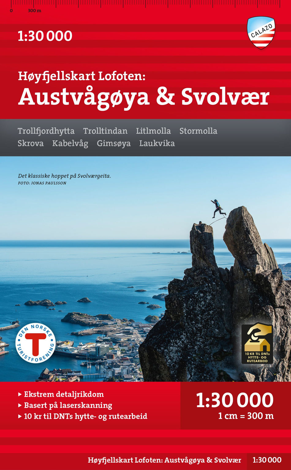 Valokuva kirjasta  Høyfjellskart Lofoten: Austvågøya - Svolvær 1:30.000, kuuluu tuoteryhmään Ruots harrasteet taide.