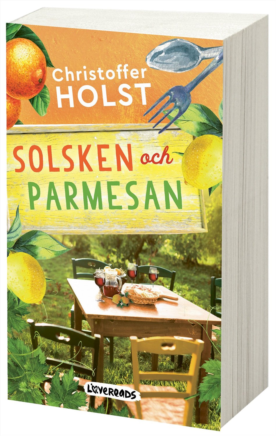 Valokuva kirjasta Christoffer Holst Solsken och parmesan, kuuluu tuoteryhmään Ruots kaunokirjat.