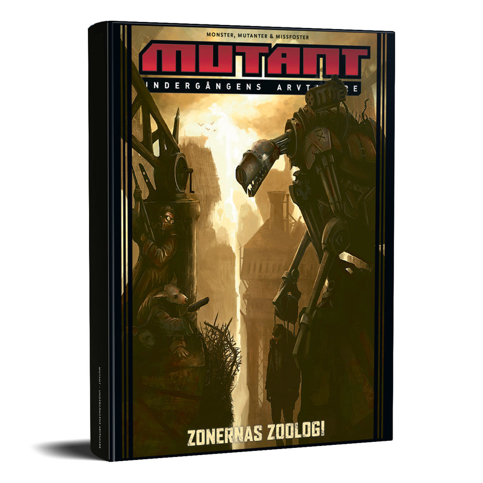 Valokuva kirjasta Andreas Marklund / Mattias Lilja / Mattias Johnsson Haake / Joachim Burman Mutant: Undergångens arvtagare. Zonernas zoologi, kuuluu tuoteryhmään Ruots harrasteet taide.