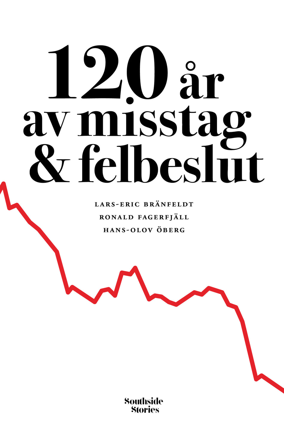 Valokuva kirjasta Lars-Eric Bränfeldt / Ronald Fagerfjäll / Hans-Olov Öberg 120 år av misstag &amp; felbeslut, kuuluu tuoteryhmään Ruots muu tieto.
