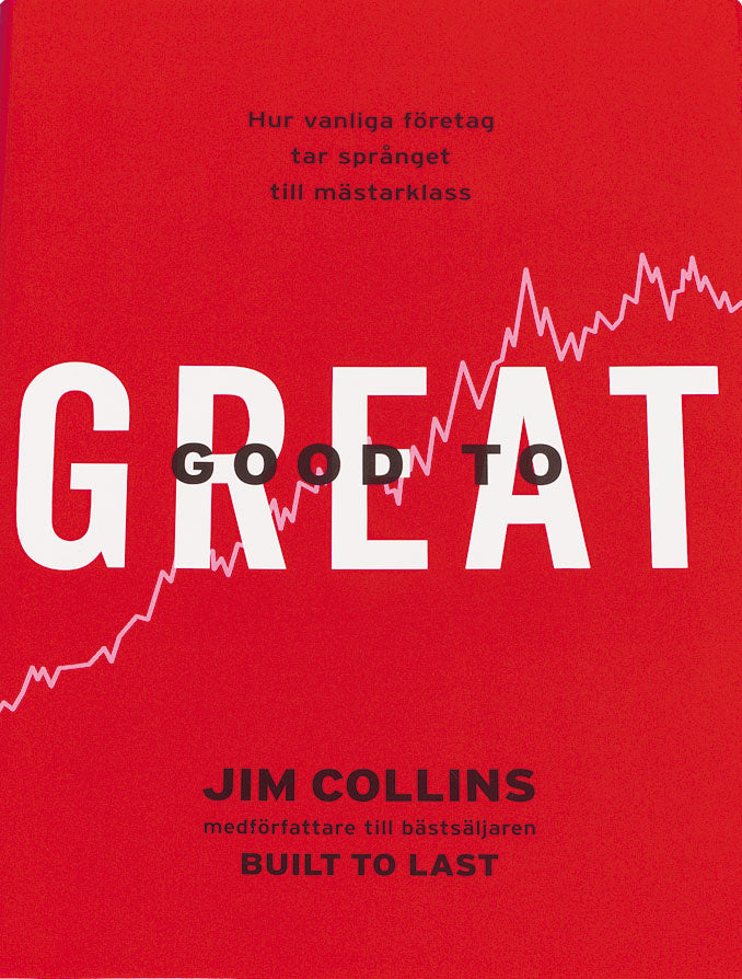 Valokuva kirjasta Jim Collins Good to great : hur vanliga företag tar språnget till mästarklass, kuuluu tuoteryhmään Ruots muu tieto.