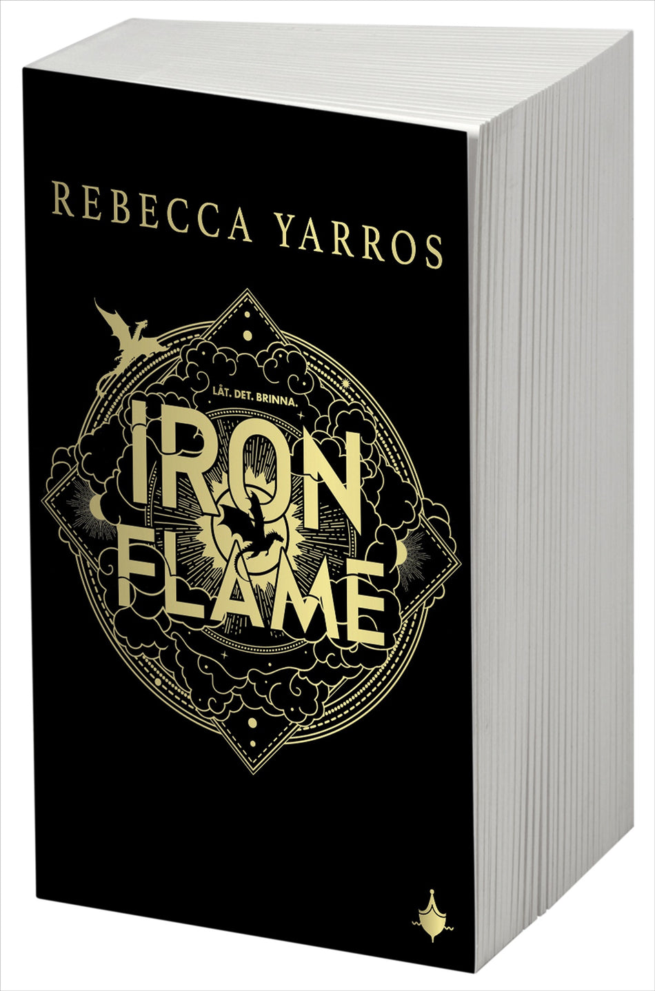 Valokuva kirjasta Rebecca Yarros Iron Flame (svensk utgåva), kuuluu tuoteryhmään Ruots kaunokirjat.