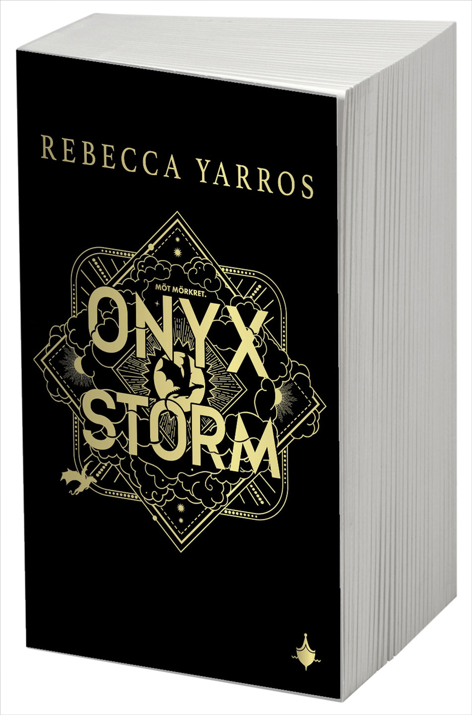 Valokuva kirjasta Rebecca Yarros Onyx Storm (svensk utgåva), kuuluu tuoteryhmään Ruots kaunokirjat.