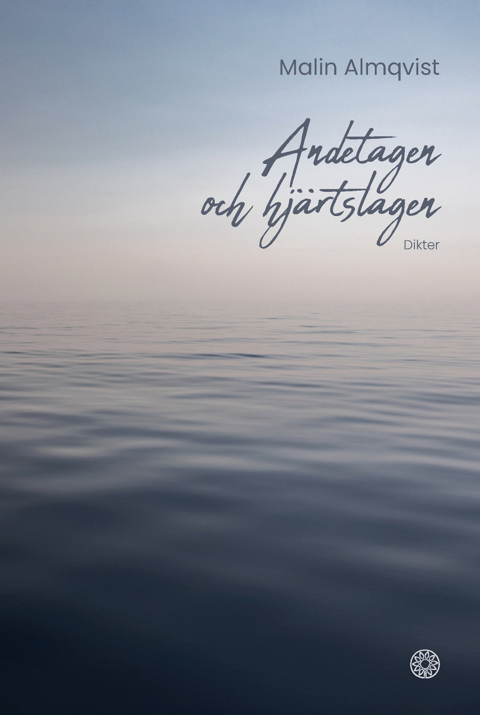 Valokuva kirjasta Malin Almqvist Andetagen och hjärtslagen, kuuluu tuoteryhmään Ruots muu tieto.