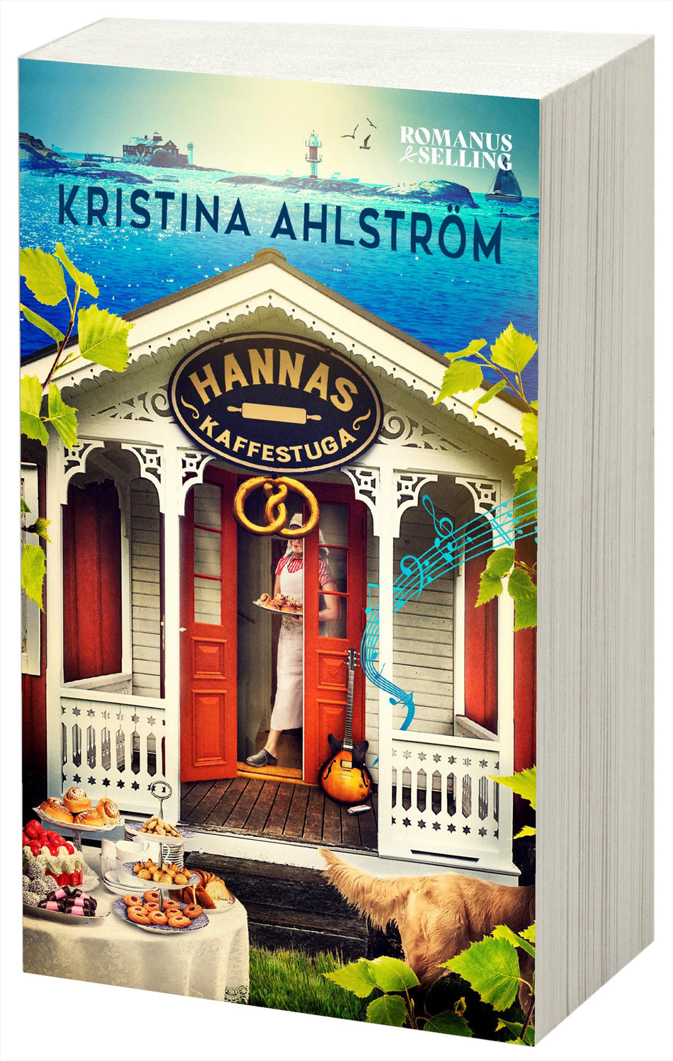 Valokuva kirjasta Kristina Ahlström Hannas kaffestuga, kuuluu tuoteryhmään Ruots kaunokirjat.