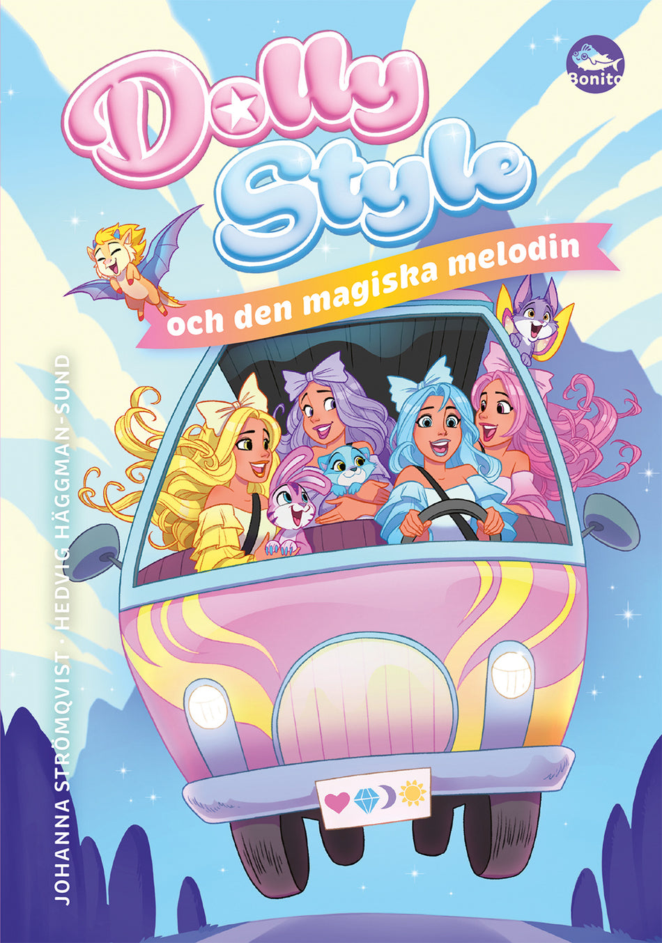 Valokuva kirjasta Johanna Strömqvist Dolly Style och den magiska melodin, kuuluu tuoteryhmään Ruots lapset nuoret ja sarjakuvat.
