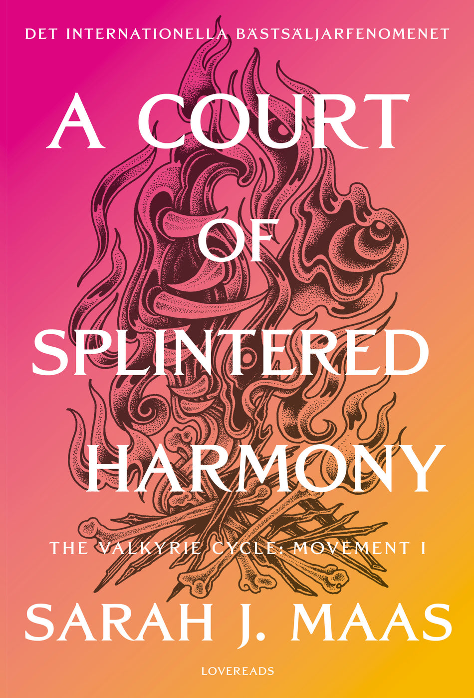 Valokuva kirjasta Sarah J. Maas Court of Splintered Harmony (svensk utgåva), A, kuuluu tuoteryhmään Ruots kaunokirjat.