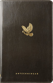 Anteckningsbok med bibelord-Bonded leather svart
