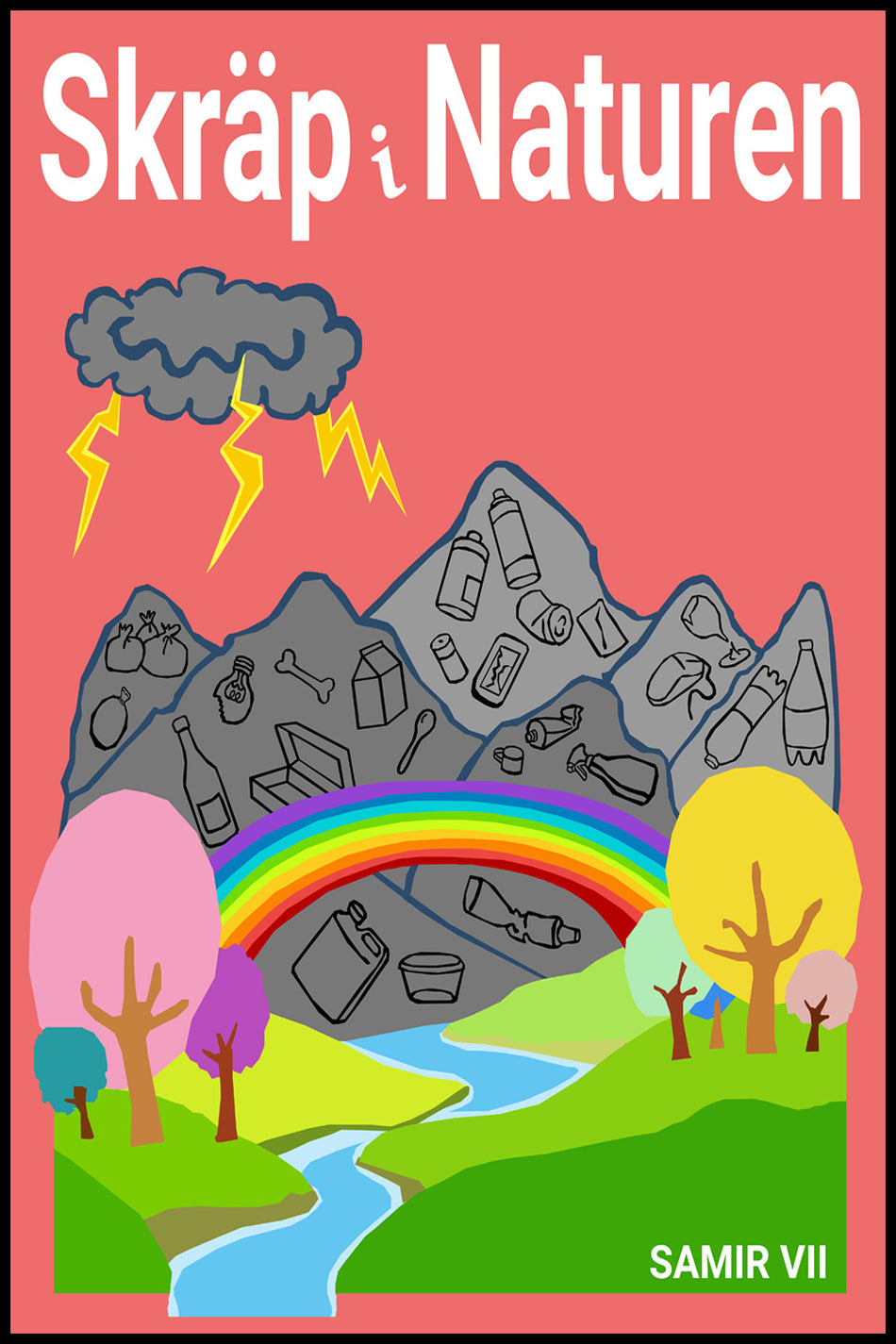 Valokuva kirjasta N/A Skräp i Naturen, kuuluu tuoteryhmään Ruots lapset nuoret ja sarjakuvat.