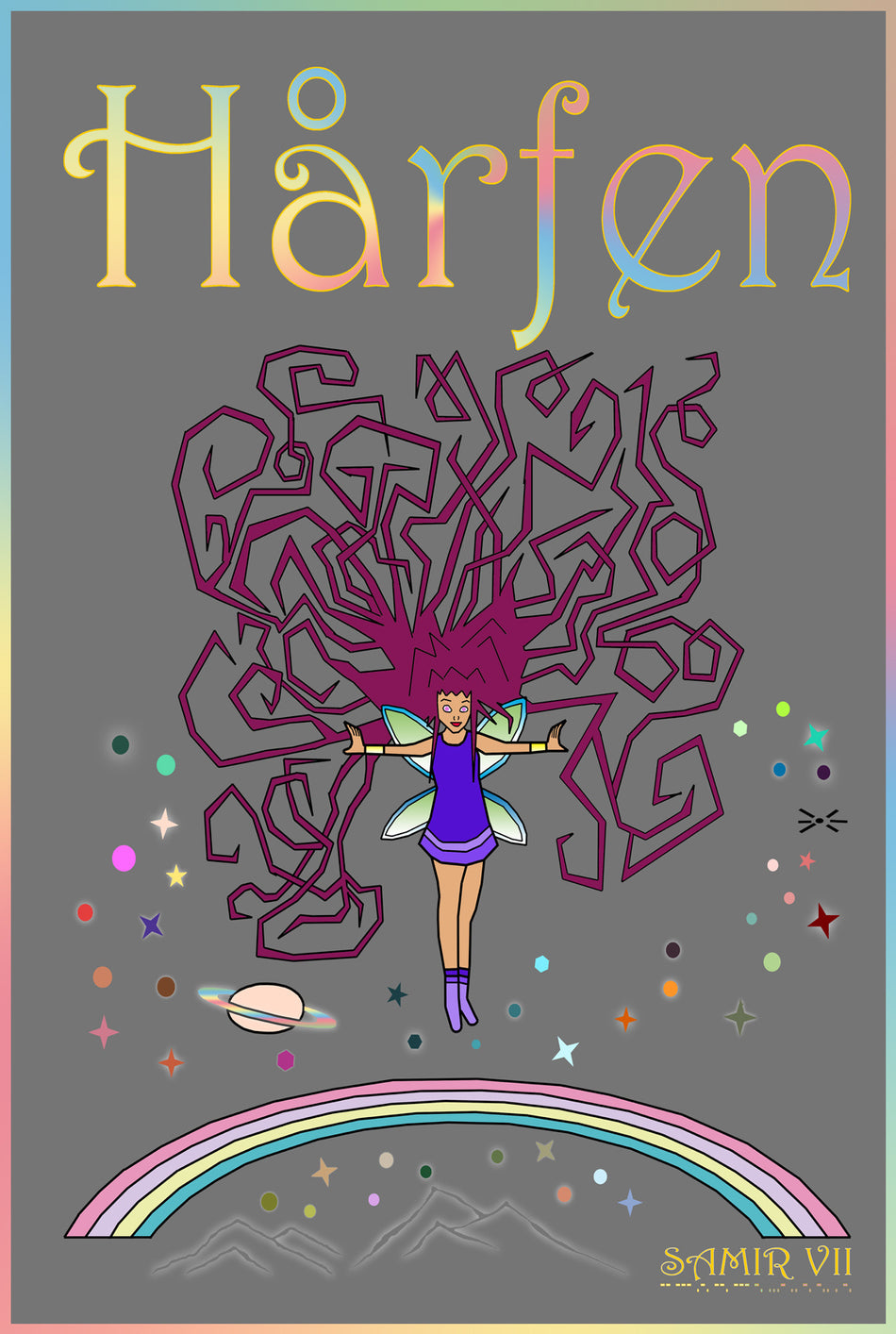 Valokuva kirjasta N/A Hårfen, kuuluu tuoteryhmään Ruots lapset nuoret ja sarjakuvat.