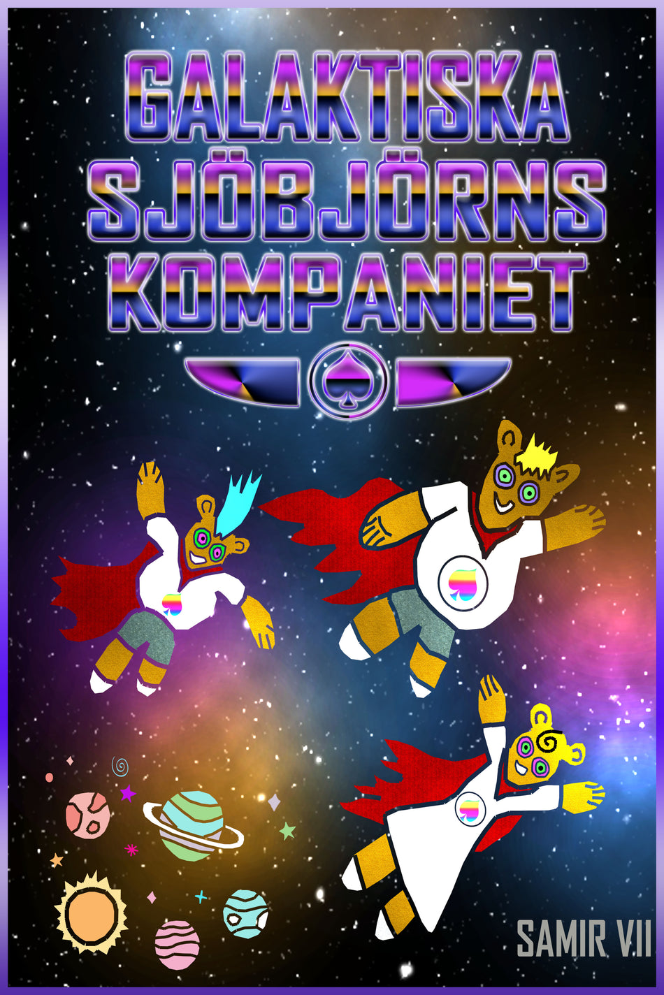 Valokuva kirjasta N/A Galaktiska sjöbjörnskompaniet, kuuluu tuoteryhmään Ruots lapset nuoret ja sarjakuvat.