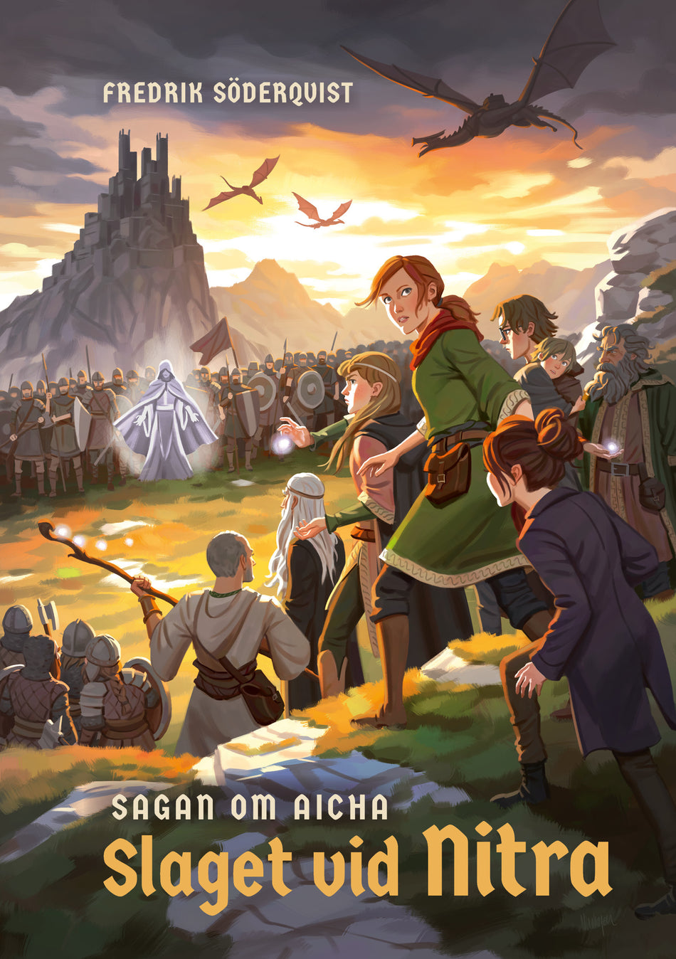 Valokuva kirjasta Fredrik Söderqvist Slaget vid Nitra, kuuluu tuoteryhmään Ruots lapset nuoret ja sarjakuvat.