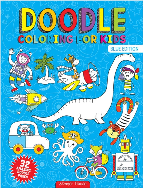 Valokuva kirjasta  Doodle Coloring For Kids, kuuluu tuoteryhmään Ulk lasten kuvakirjat.