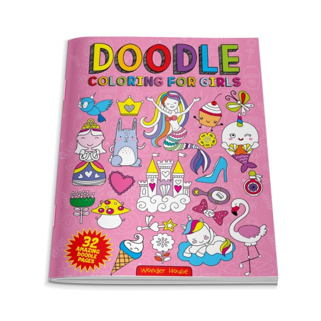 Valokuva kirjasta  Doodle Coloring For Kids, kuuluu tuoteryhmään Ulk lasten kuvakirjat.