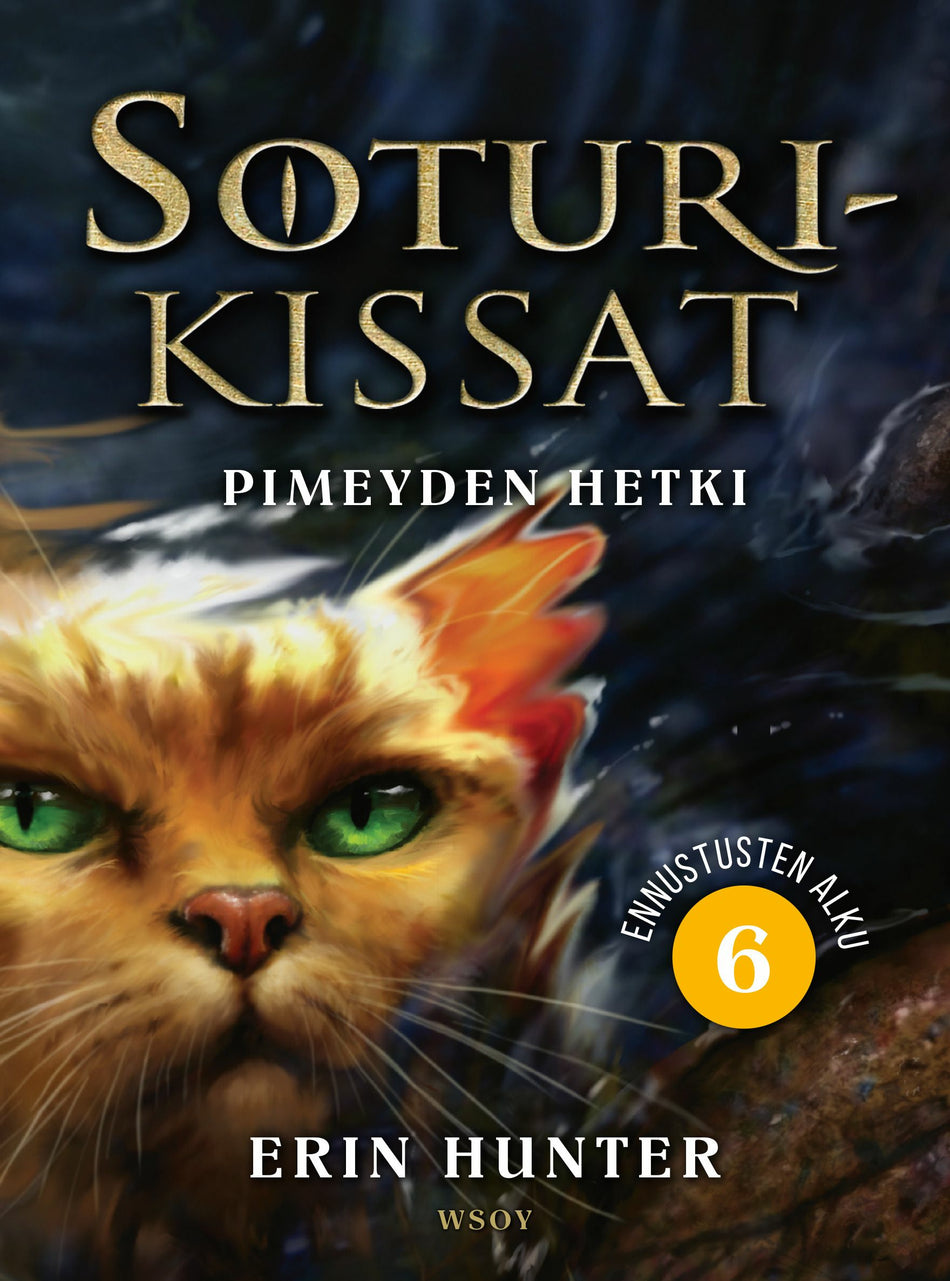 Valokuva kirjasta Erin Hunter Soturikissat: Ennustusten alku 6: Pimeyden hetki, kuuluu tuoteryhmään Nuorten romaanit.