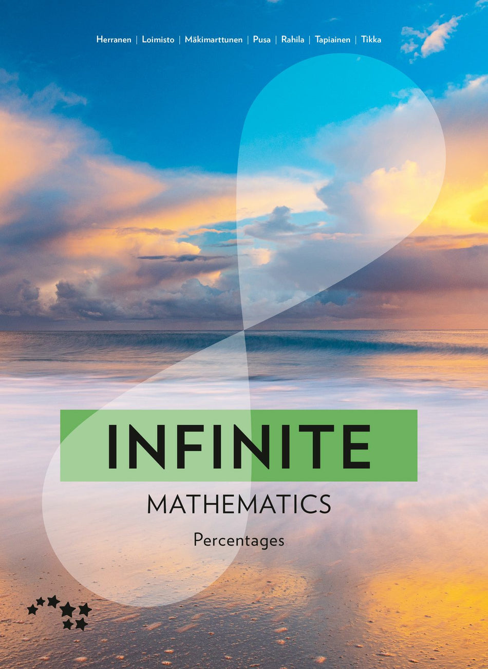 Valokuva kirjasta Johanna Herranen / Jonna Loimisto / Timo Mäkimarttunen / Joona Pusa / Salla Rahila / Timo Tapiainen / Tommi Tikka Infinite Percentages, kuuluu tuoteryhmään P-kirjat.