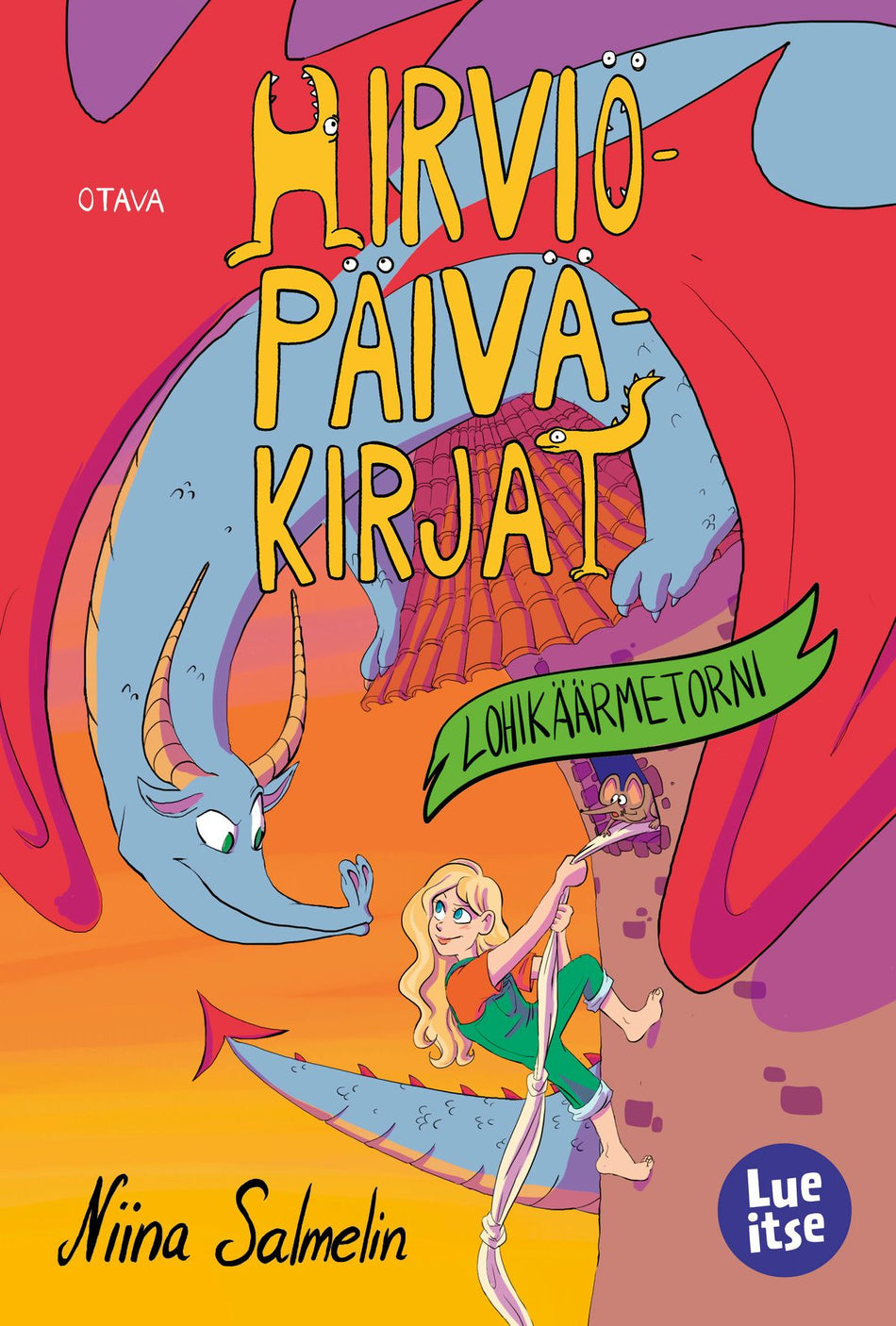 Valokuva kirjasta Niina Salmelin Lohikäärmetorni, kuuluu tuoteryhmään Lasten romaanit lorut ja runot.