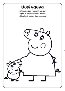 Pipsa Possu - Värityskirja Perheonnea