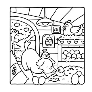 Coco Wyo - Cozy Cuties Värityskirja