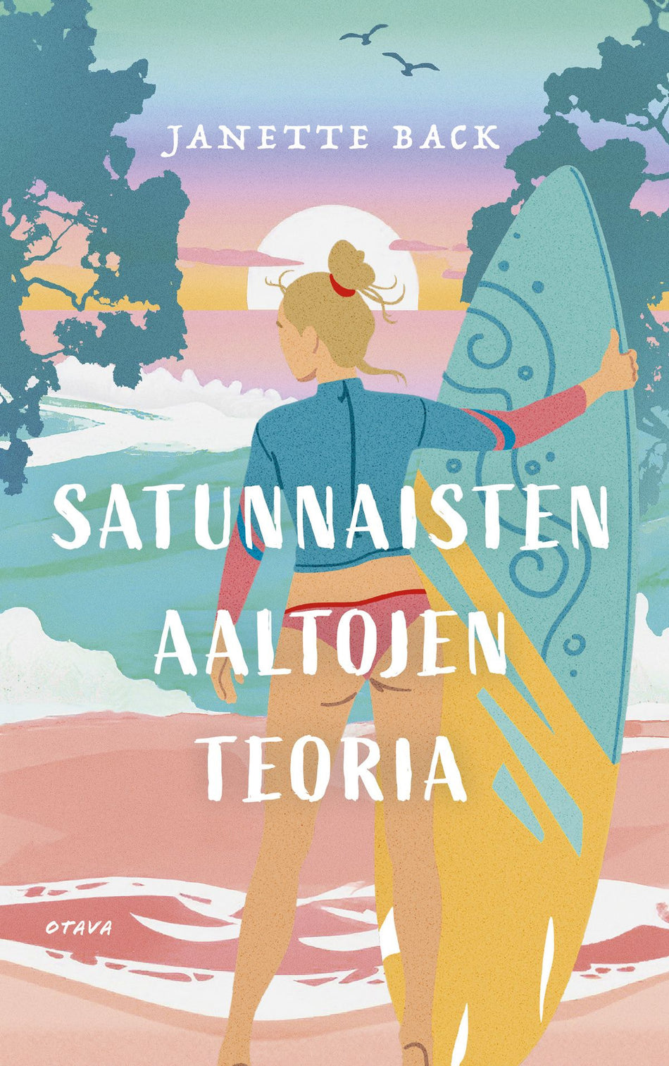 Valokuva kirjasta Janette Back Satunnaisten aaltojen teoria, kuuluu tuoteryhmään Viihde- ja romantiikkakirjat.