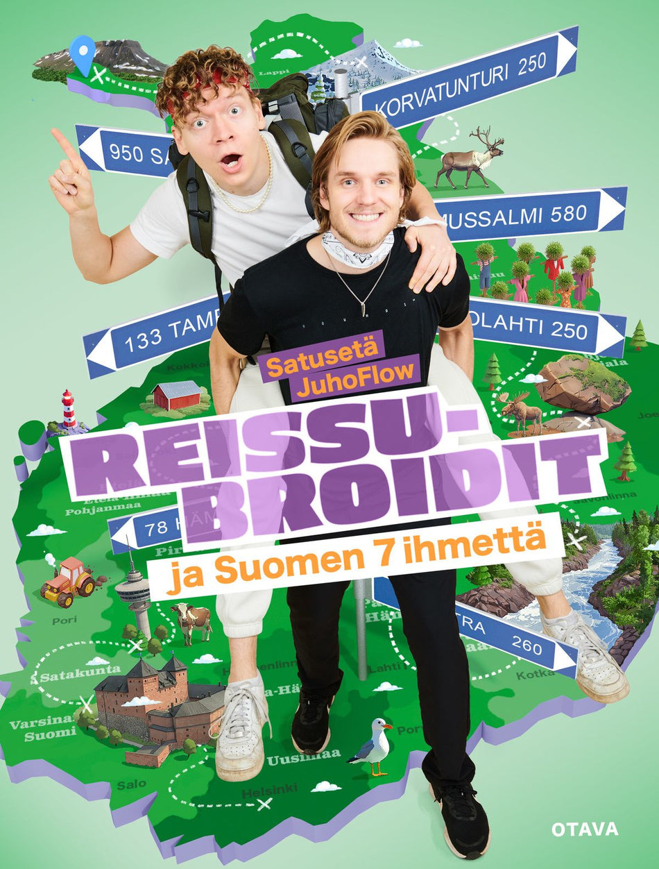 ReissuBroidit Ja Suomen 7 Ihmett JuhoFlow 1 Kovakantinen reissubroidit-ja-suomen-7-ihmett-juhoflow-1-kovakantinen
