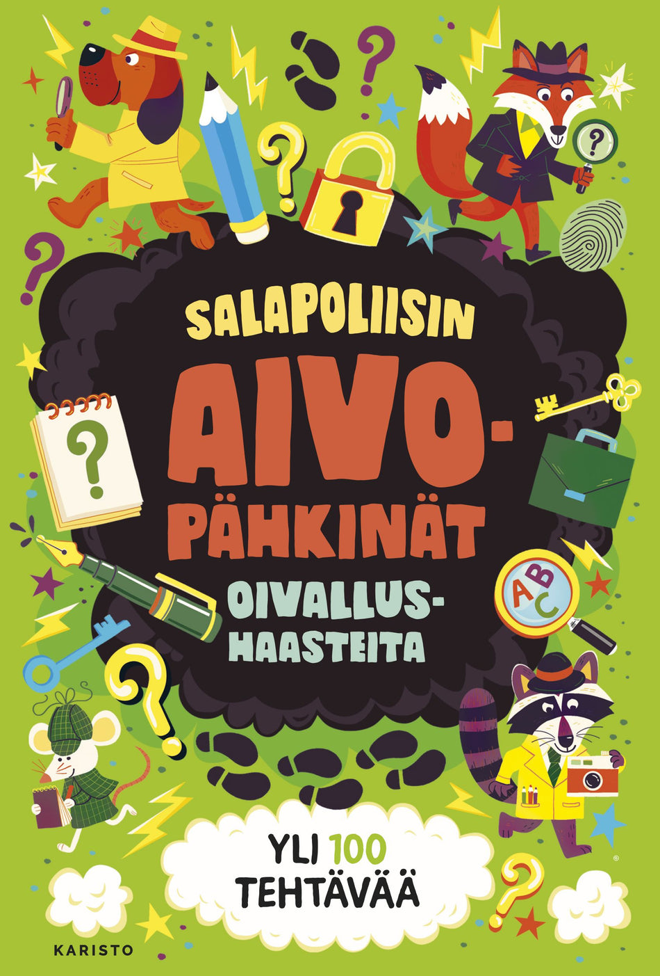 Valokuva kirjasta Gareth Moore Salapoliisin aivopähkinät, kuuluu tuoteryhmään Väritys-puuhakirjat.