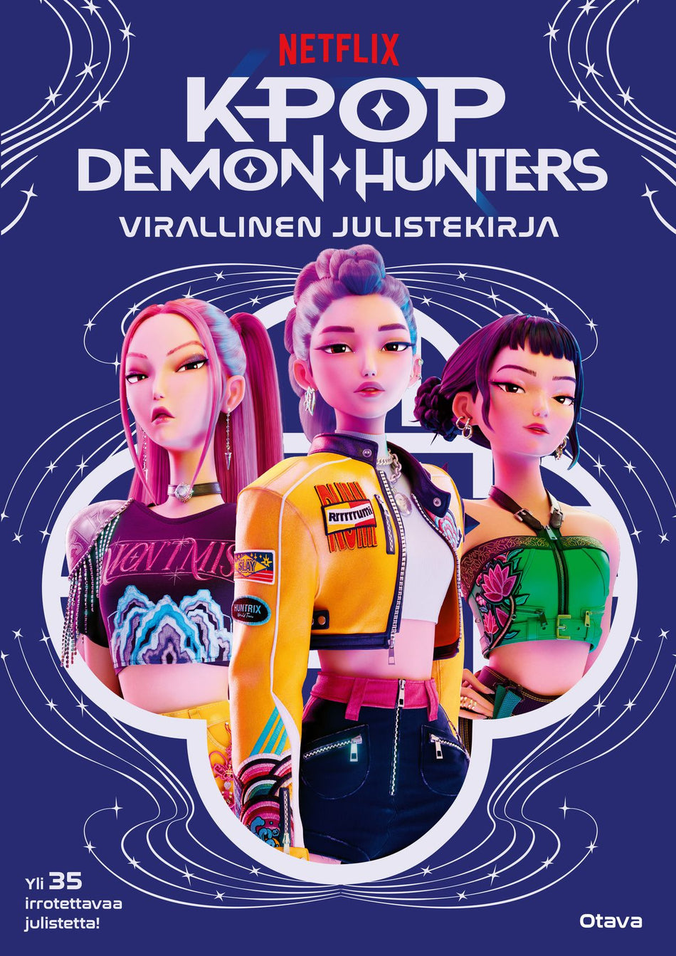 Valokuva kirjasta  KPop Demon Hunters - Virallinen julistekirja, kuuluu tuoteryhmään Lasten ja nuorten tietokirjat.
