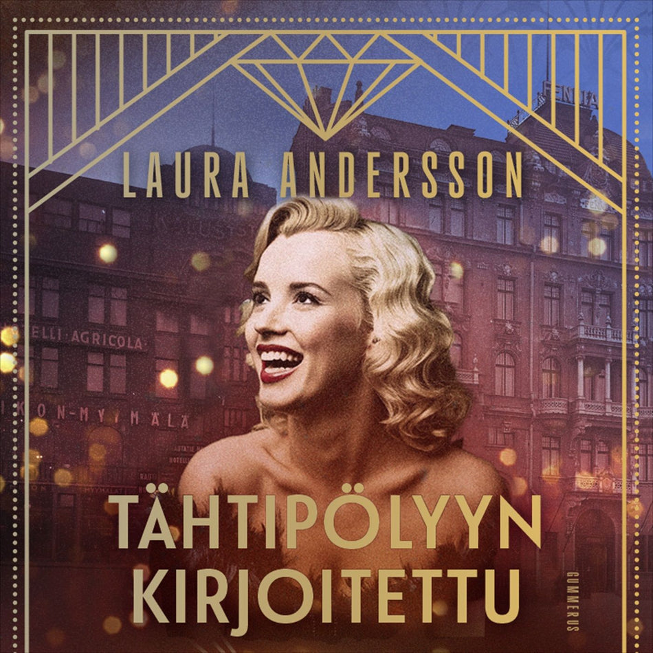 Valokuva kirjasta Laura Andersson Tähtipölyyn kirjoitettu, kuuluu tuoteryhmään Äänikirjat kauno.